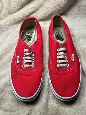 Vans Mens Red Size 8